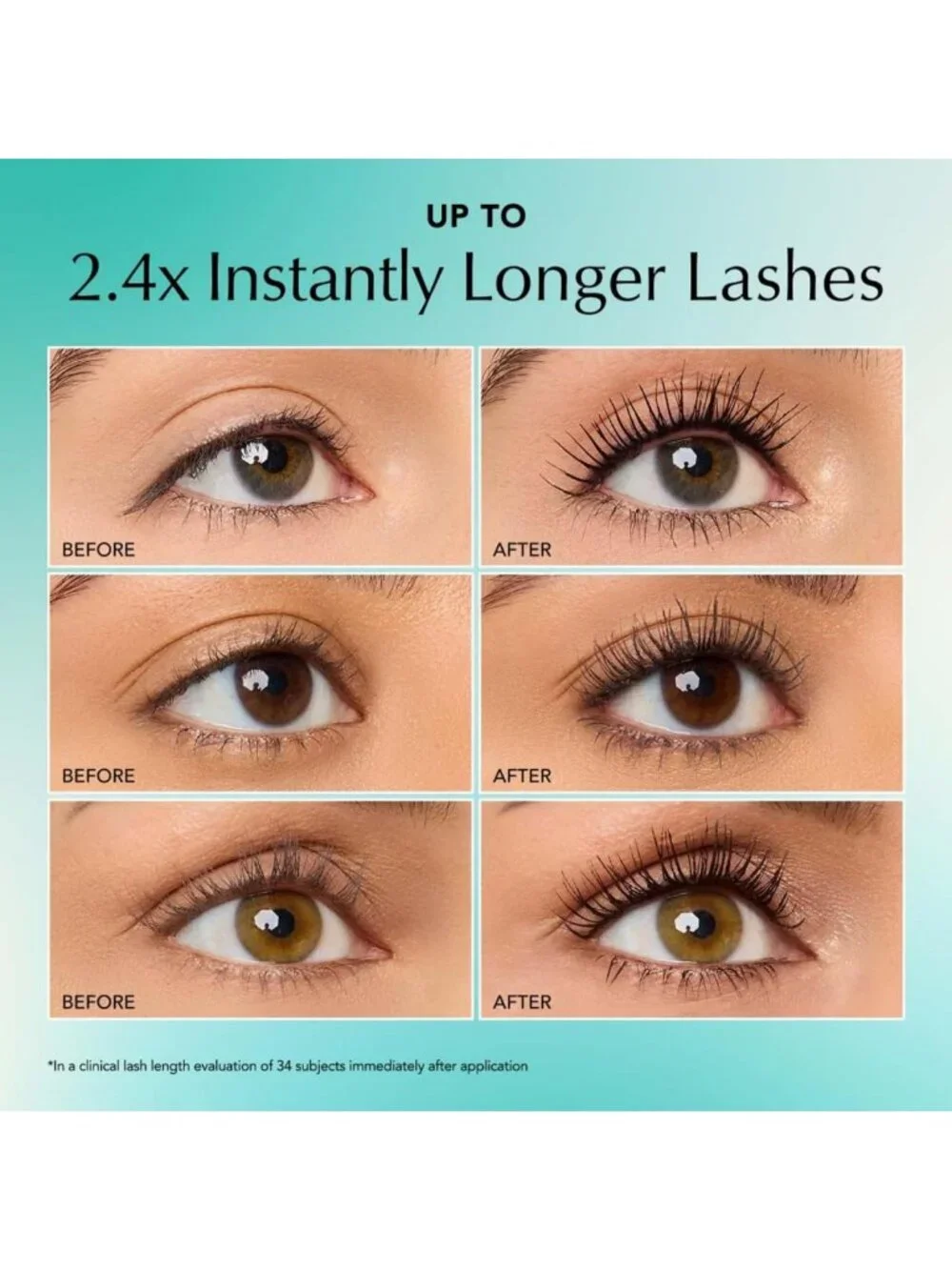 Lengthening & Volumizing Tubing Mascara - Smudge Proof, Washable, Vegan, Rich